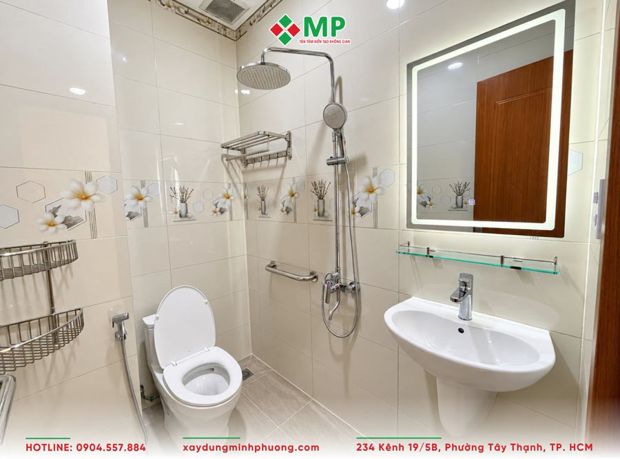 Nhà vệ sinh hiện đại, tiện nghi và an toàn cho người lớn tuổi