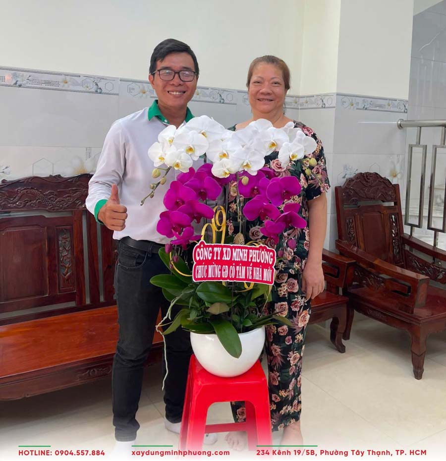 Niềm vui ngày bàn giao nhà phố 2 tầng 1 tum 3x12m tại Quận 3