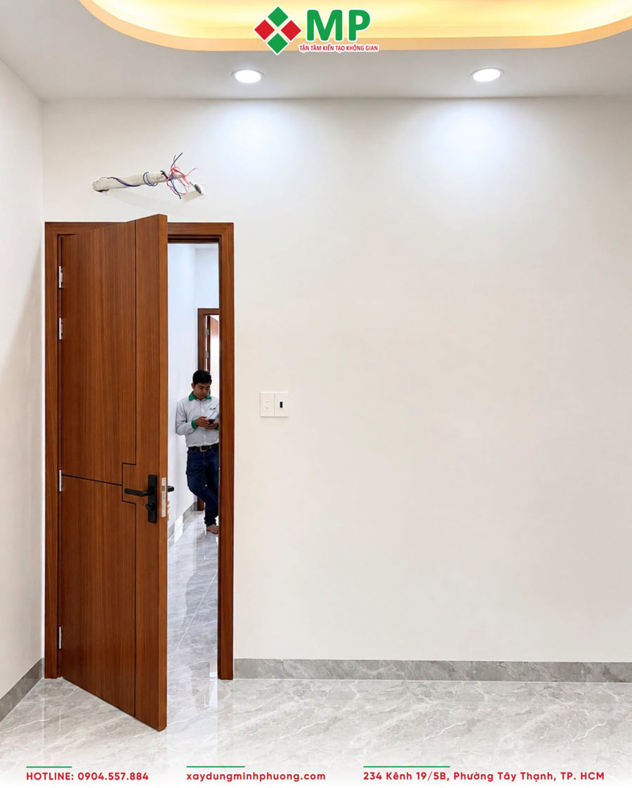 Bàn Giao Nhà Phố 2 Tầng Hiện Đại 3x12m Tân Thới Hiệp -BG27 9 Không gian phòng ngủ căn nhà 2 tầng 3x12m