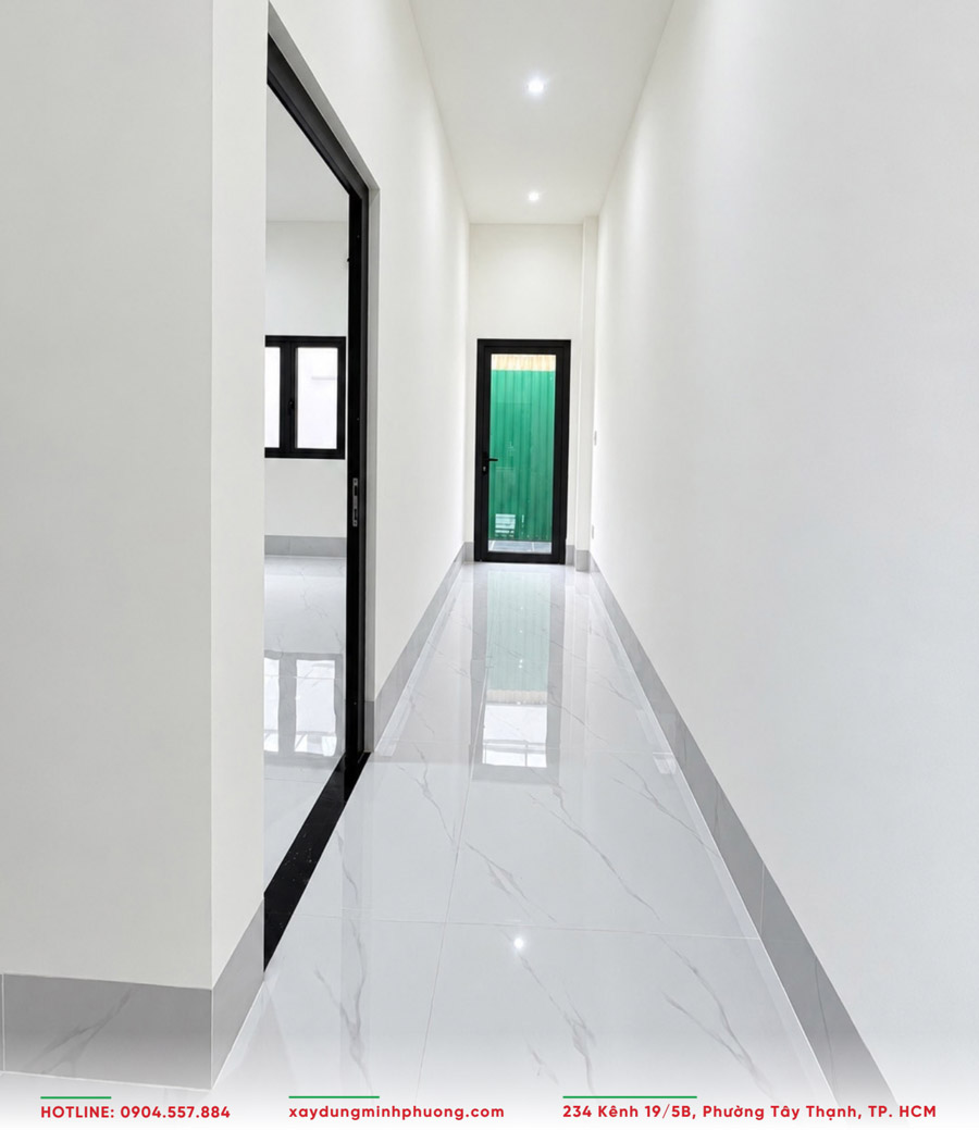 Bàn Giao Nhà Phố Gác Lửng Hiện Đại 5x17m Tại An Giang - BG25 10 Không gian gác lửng thoáng sáng, tạo sự kết nối giữa các khu vực